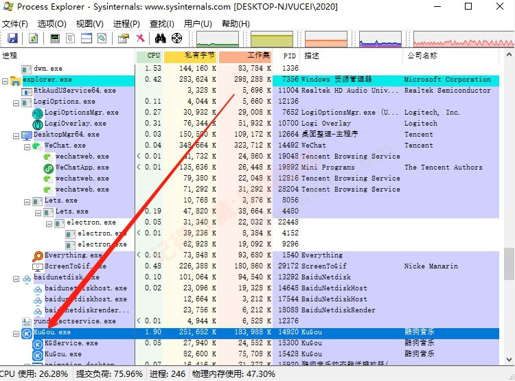 [Windows] רå Process Explorer v16.32