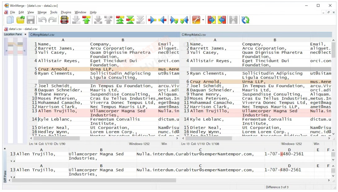 [Windows] ļļбȽ WinMerge v2.16.50 Я