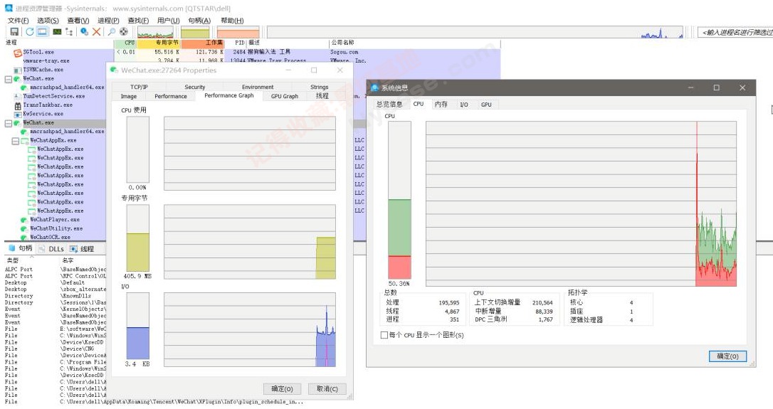 [Windows] һ���ڳ���å�������� Process Explorer v17.09 ������Я��